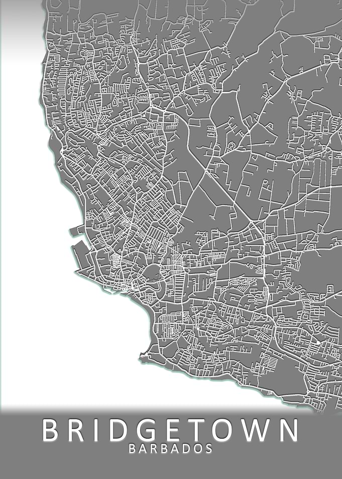 Bridgetown Barbados Map
