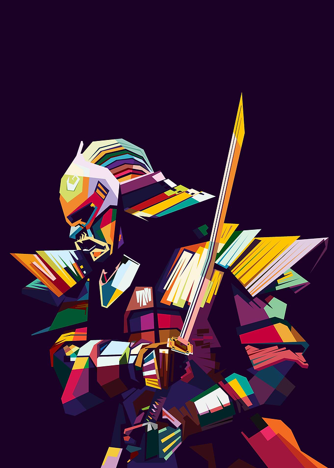 Samurai in Pop Art