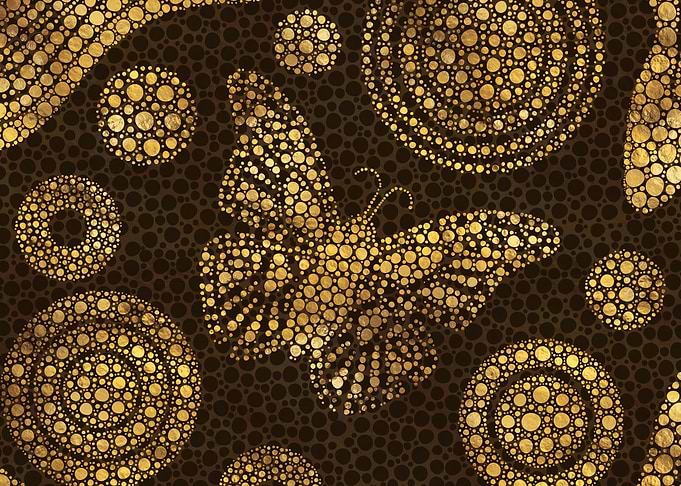 Dot Art Butterfly