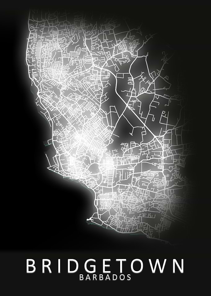 Bridgetown Barbados Map