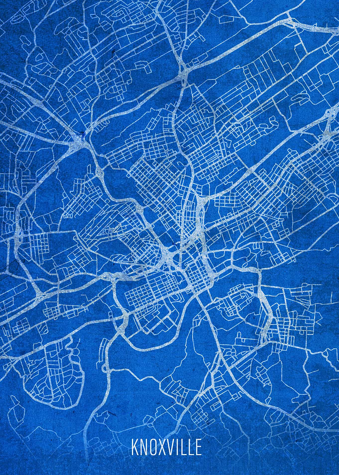 Knoxville City Street Map