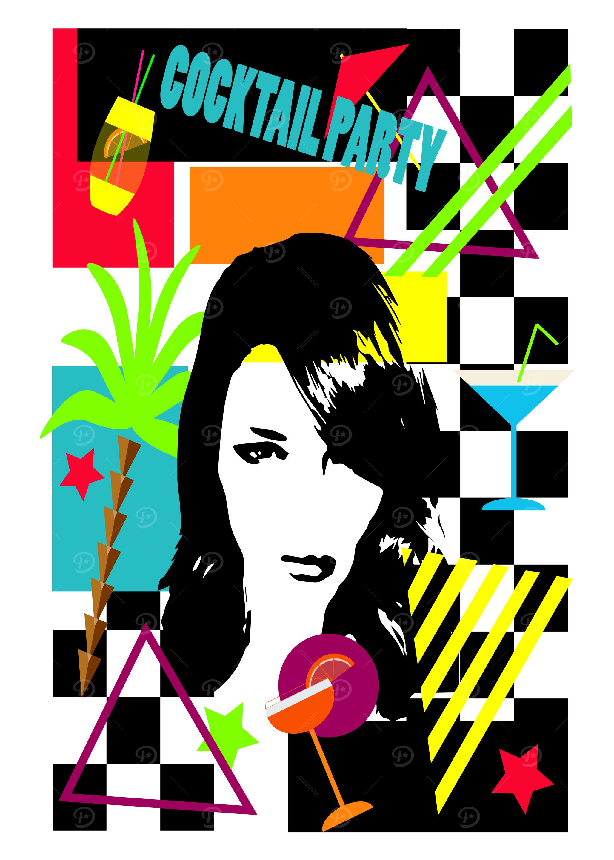 Cocktail party background