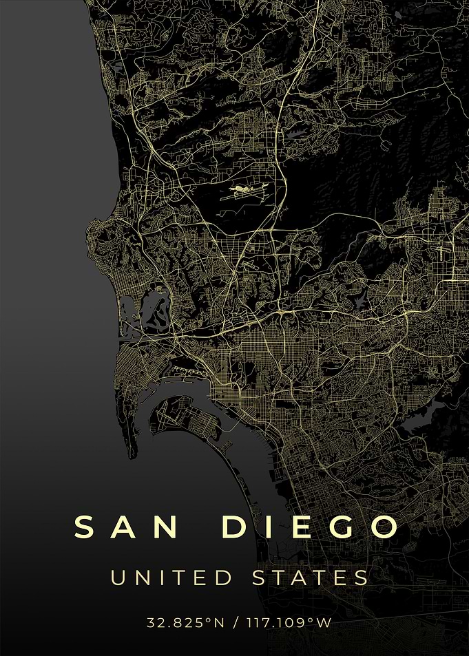 San Diego City Map