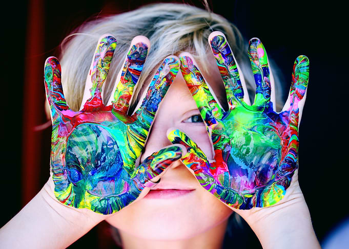 Multicolored Hand
