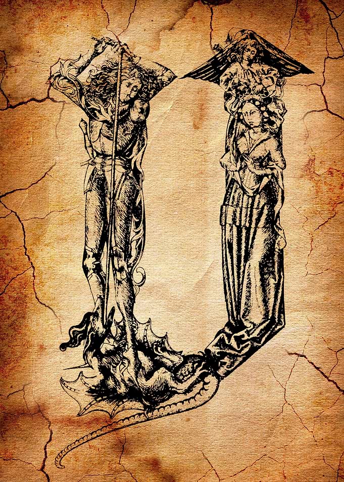Gothic Letter Y Fantastic