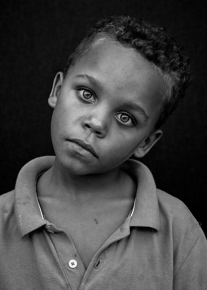 Boy in Polo Shirt