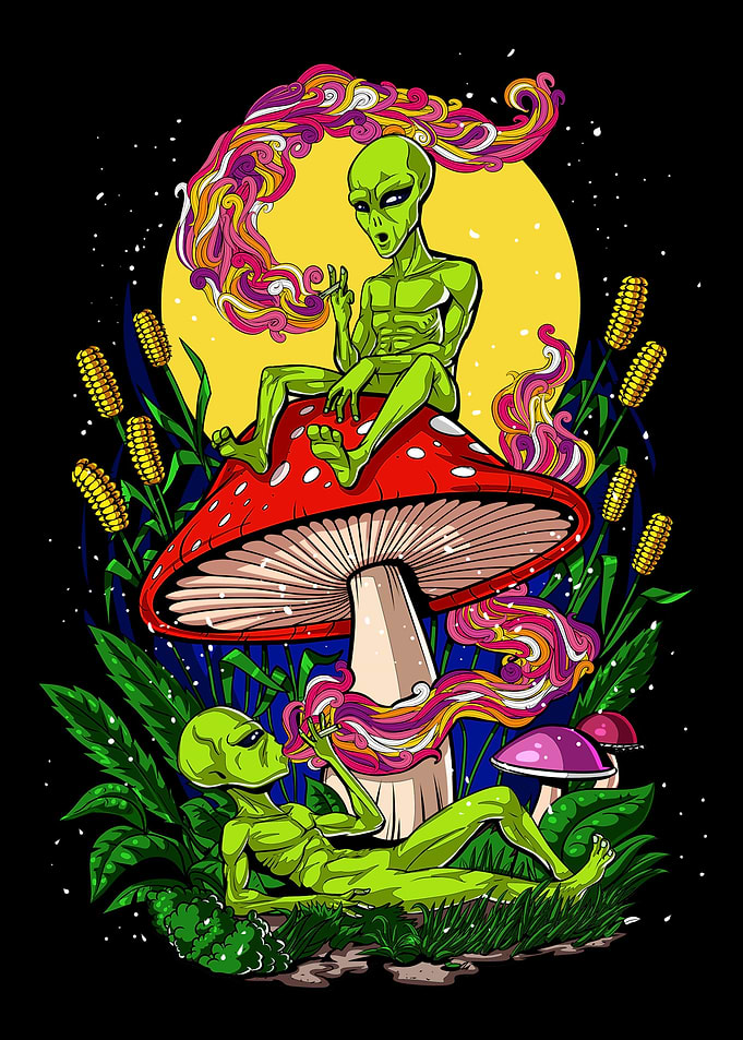 Magic Mushroom Aliens