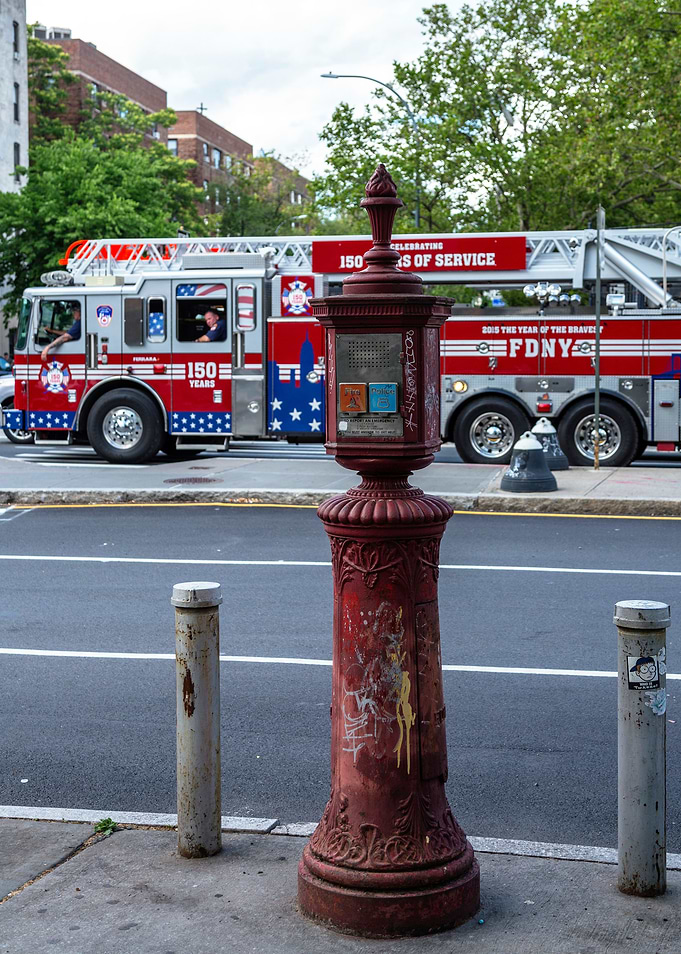 Antique Fire Police Phone