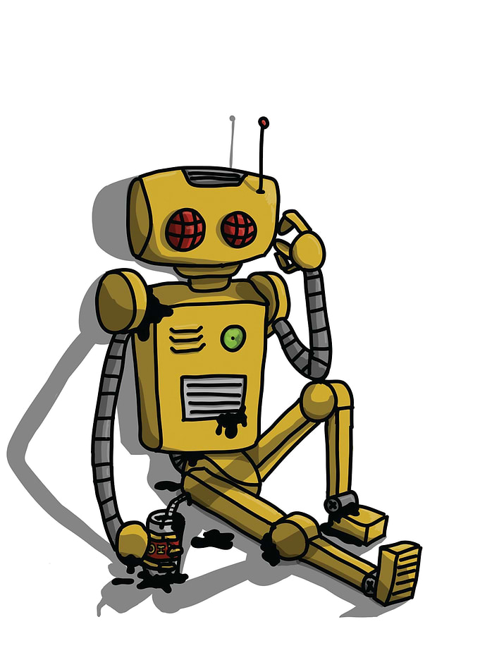 yellow robot