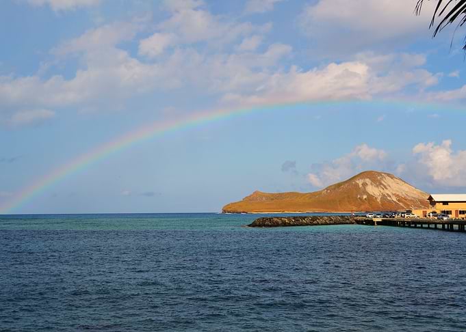 Rainbow Across the Bay