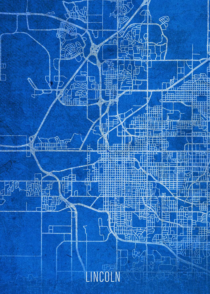 Lincoln City Street Map