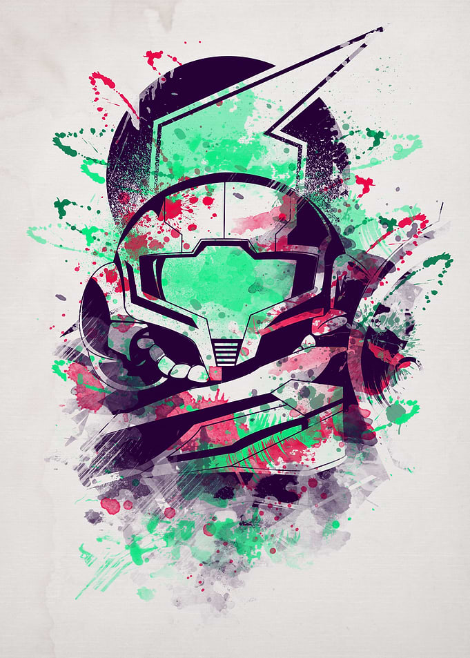 Watercolor Bounty Hunter