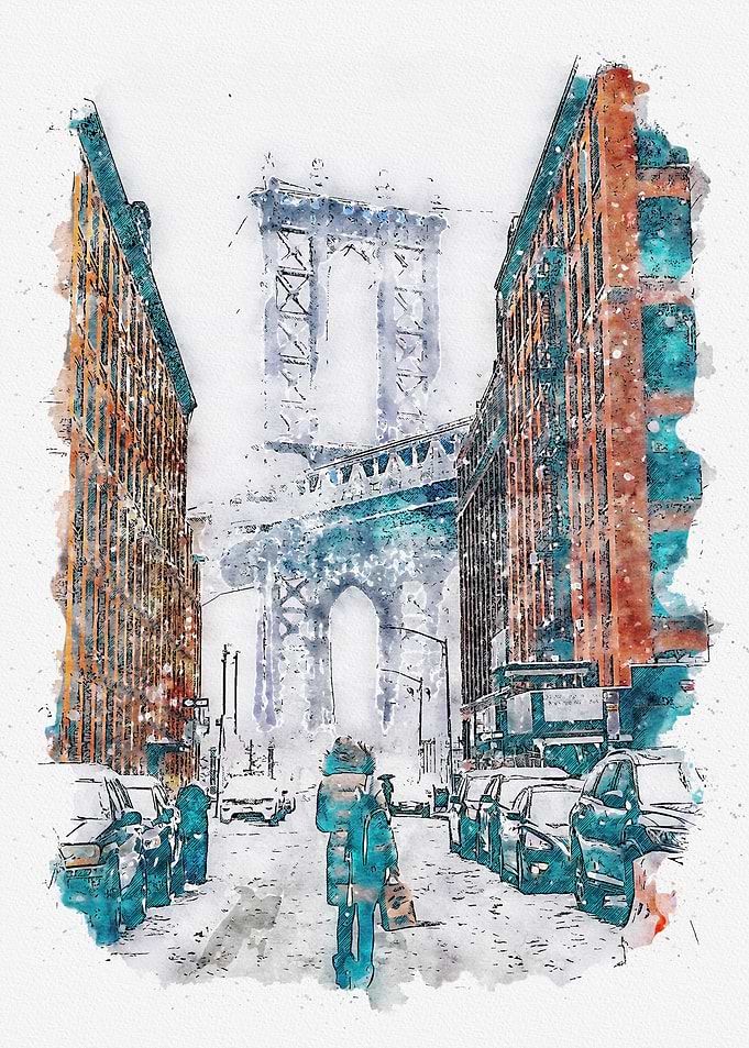Walk to Manhattan Bridge