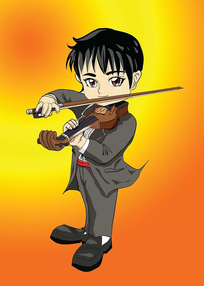A Violinist Boy
