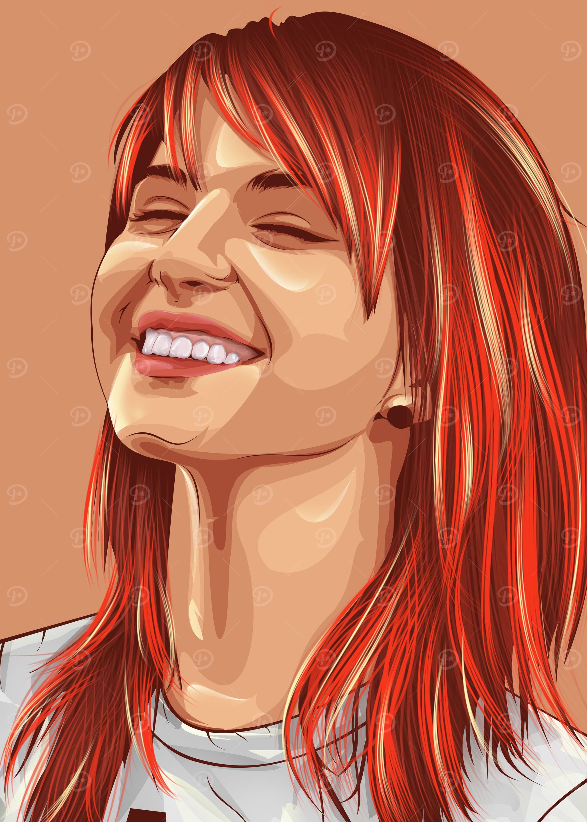 Hayley Williams Vector Art