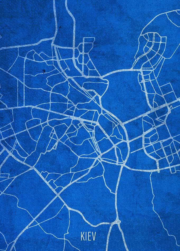 Kiev City Street Map