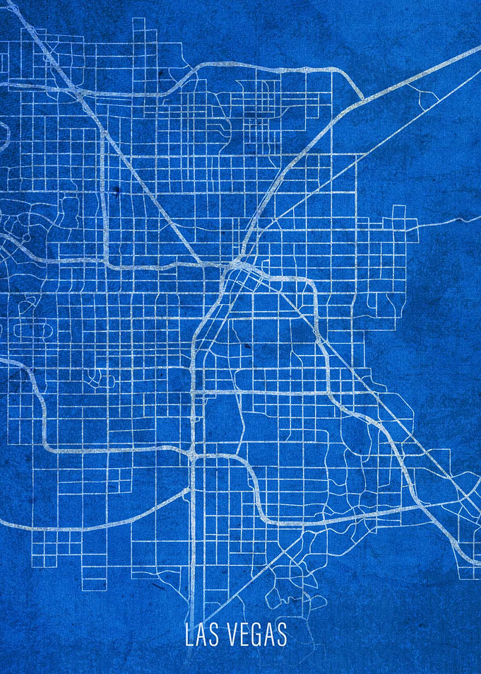 Las Vegas City Street Map