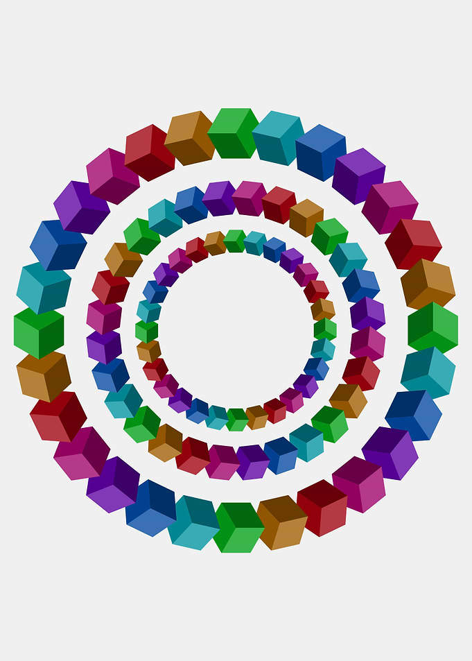 Circles illusion penrose