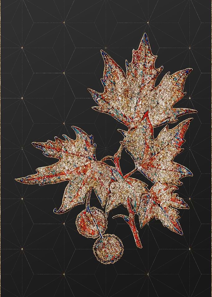 Prismatic Mosaic Floral