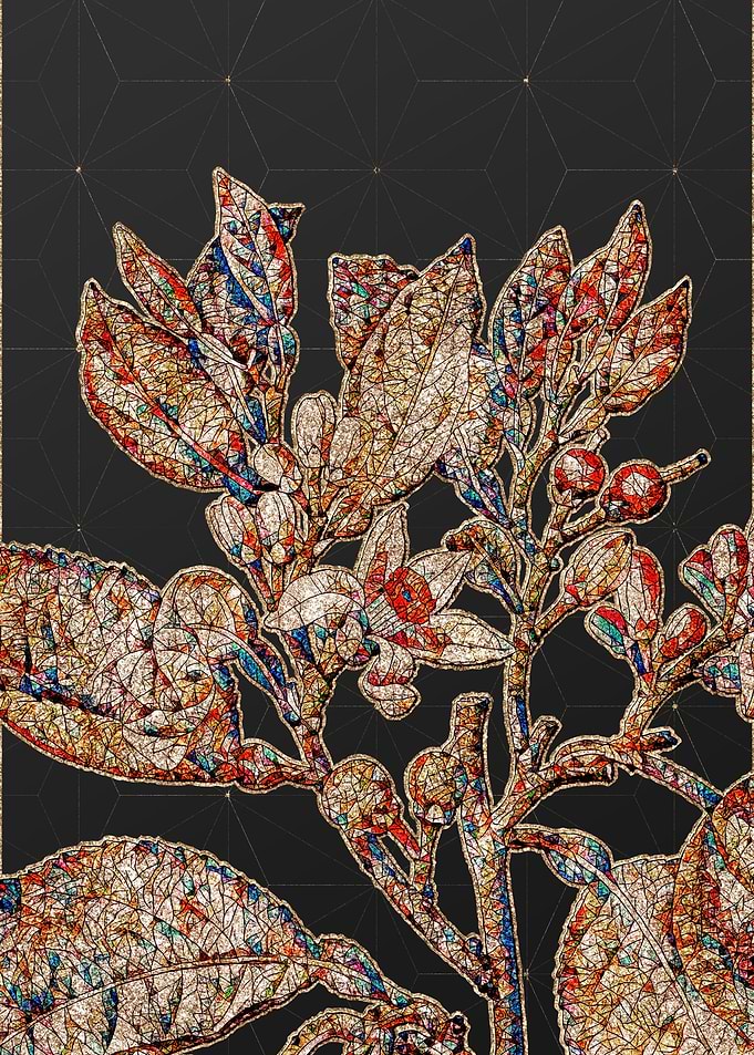 Stained Glass Floral