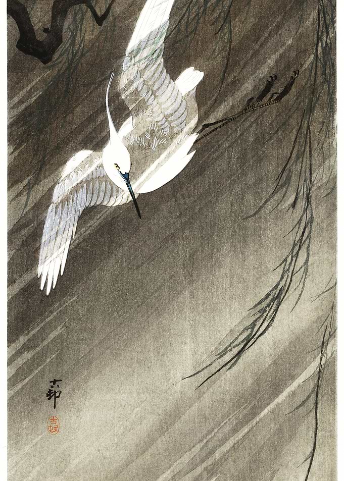 Egret In Storm 1900 1936