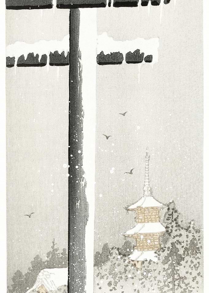 Torii In The Snow 1900 19