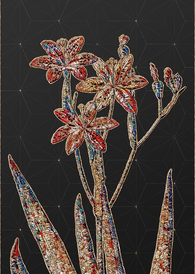 Prismatic Mosaic Floral