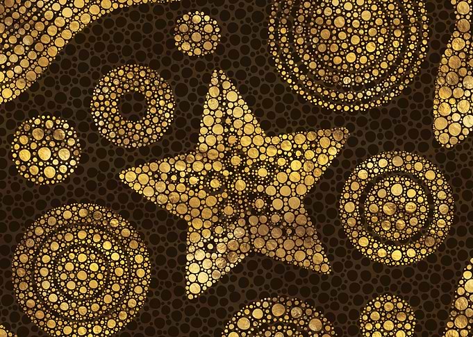 Dot Art Starfish