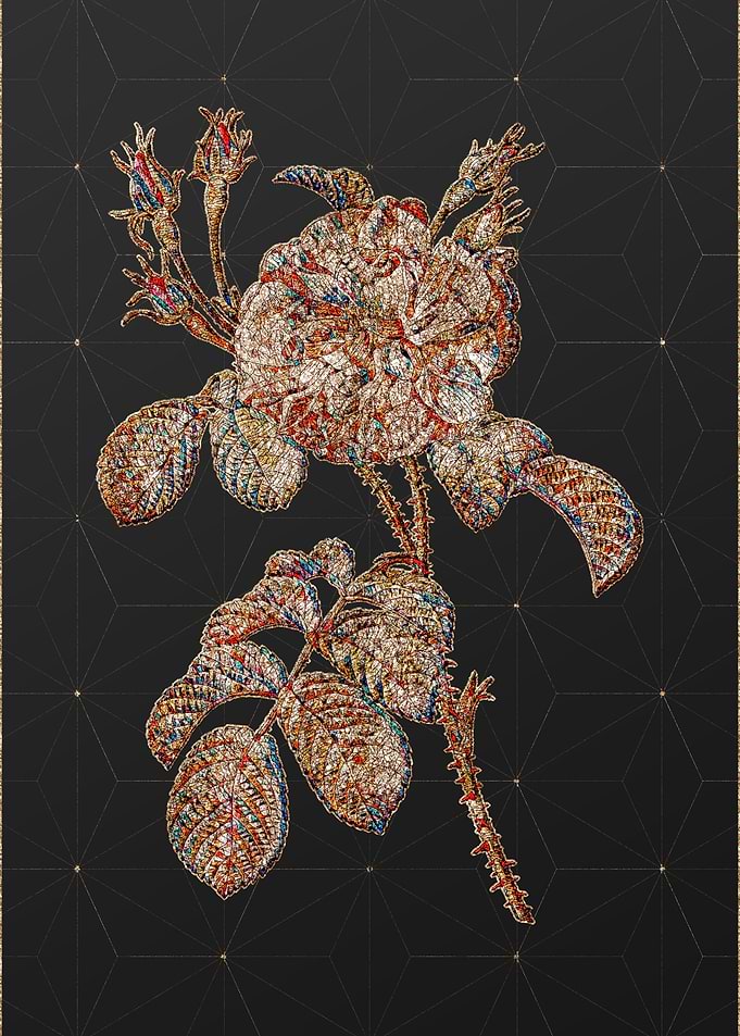 Prismatic Mosaic Floral