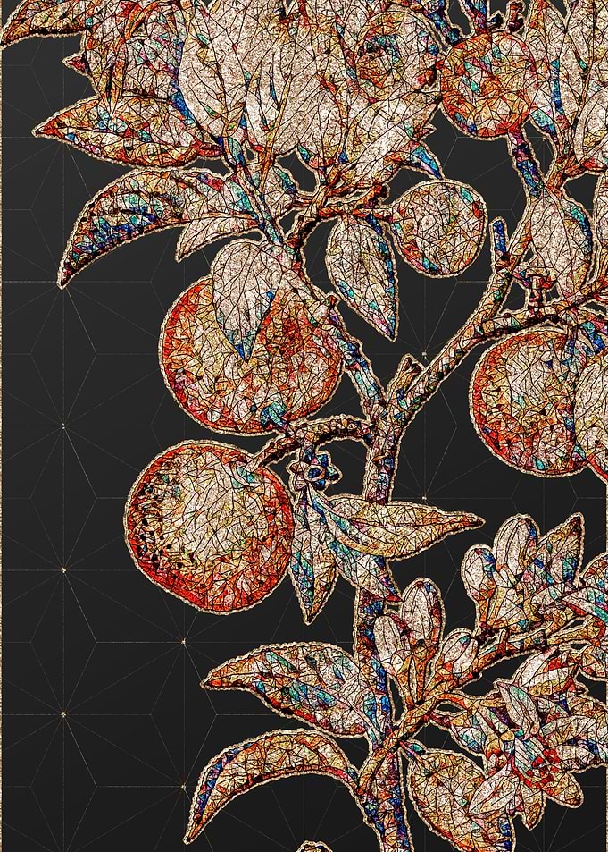 Stained Glass Floral