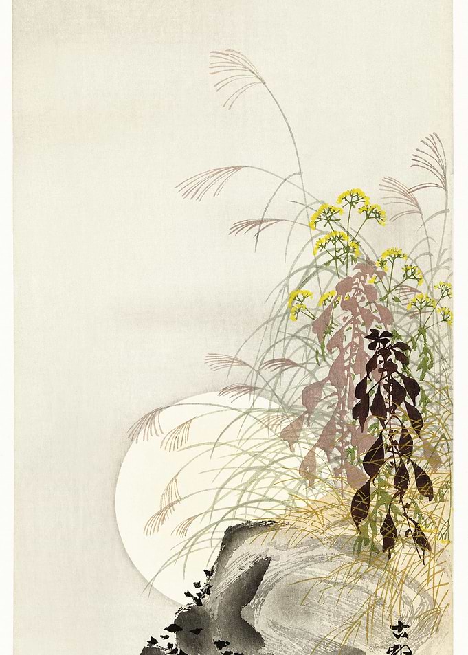 Grass And Full Moon 1900