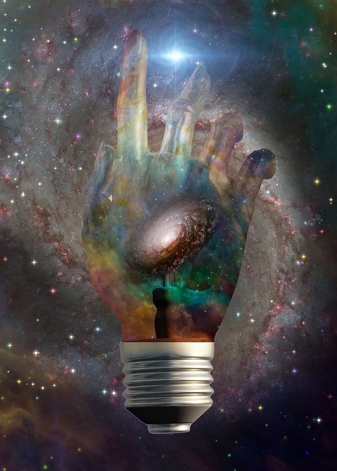 Cosmic light bulb