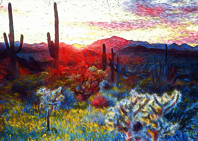 Southwest Desert Sunset