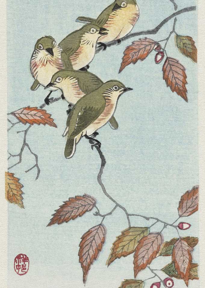 Birds On A Branch 1900 19
