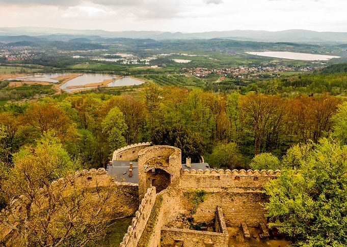 Castle in the mountain
