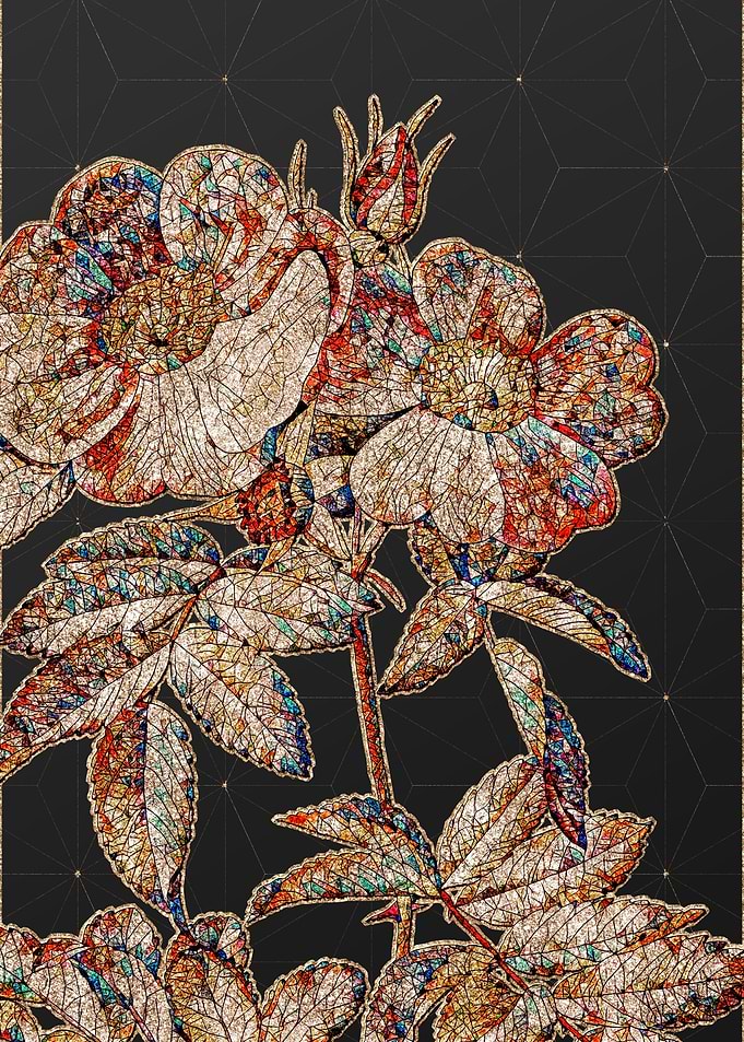 Prismatic Mosaic Floral