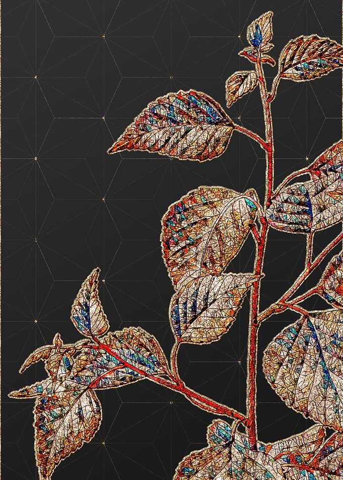 Stained Glass Floral