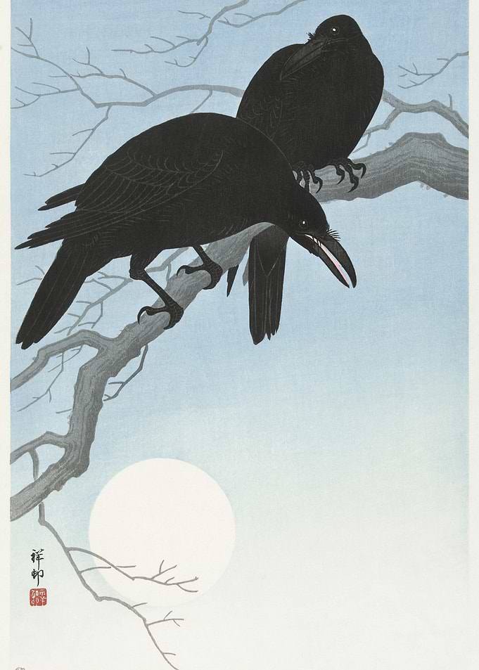 Two Crows On A Branch 1927