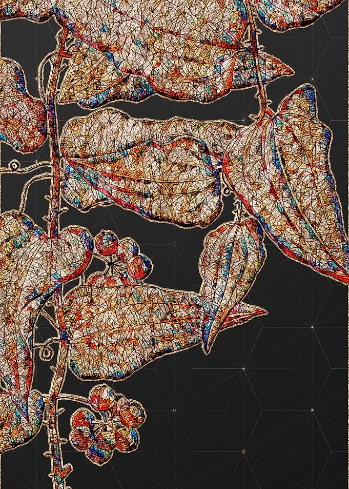 Prismatic Mosaic Floral