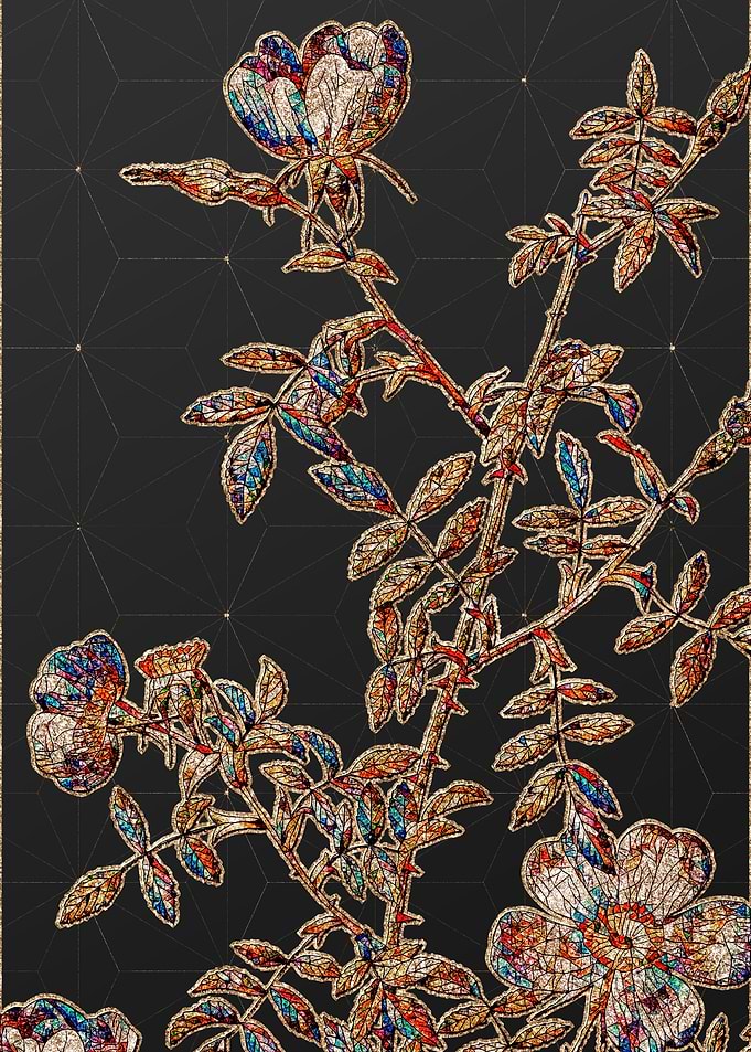 Prismatic Mosaic Floral