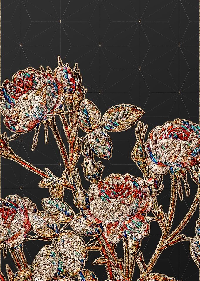Prismatic Mosaic Floral