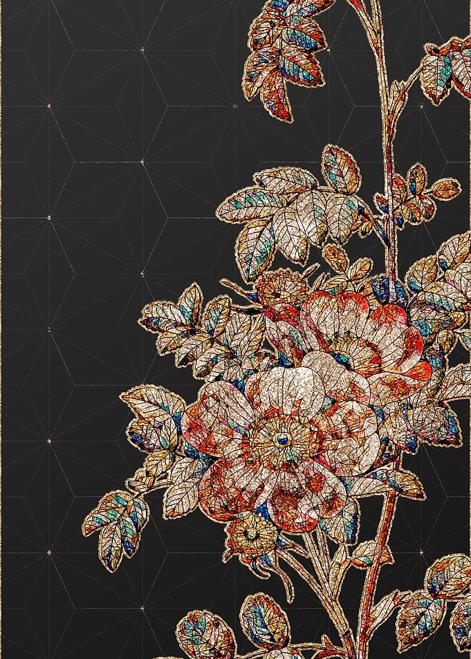 Prismatic Mosaic Floral