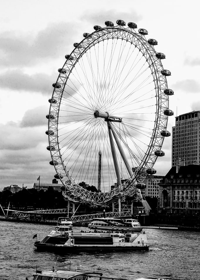 London Eye Monochrome