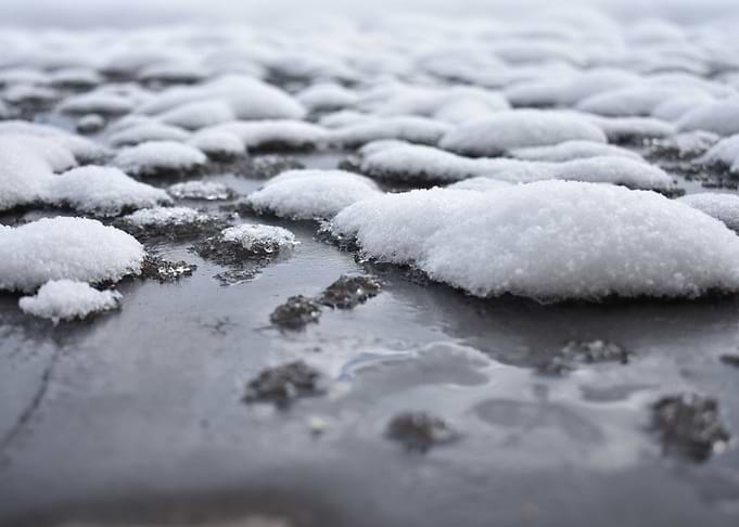 white snow abstract