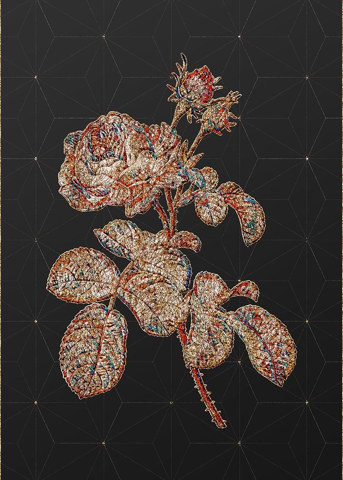 Prismatic Mosaic Floral