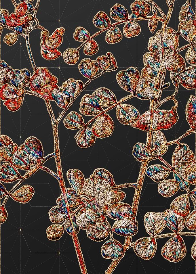 Prismatic Mosaic Floral