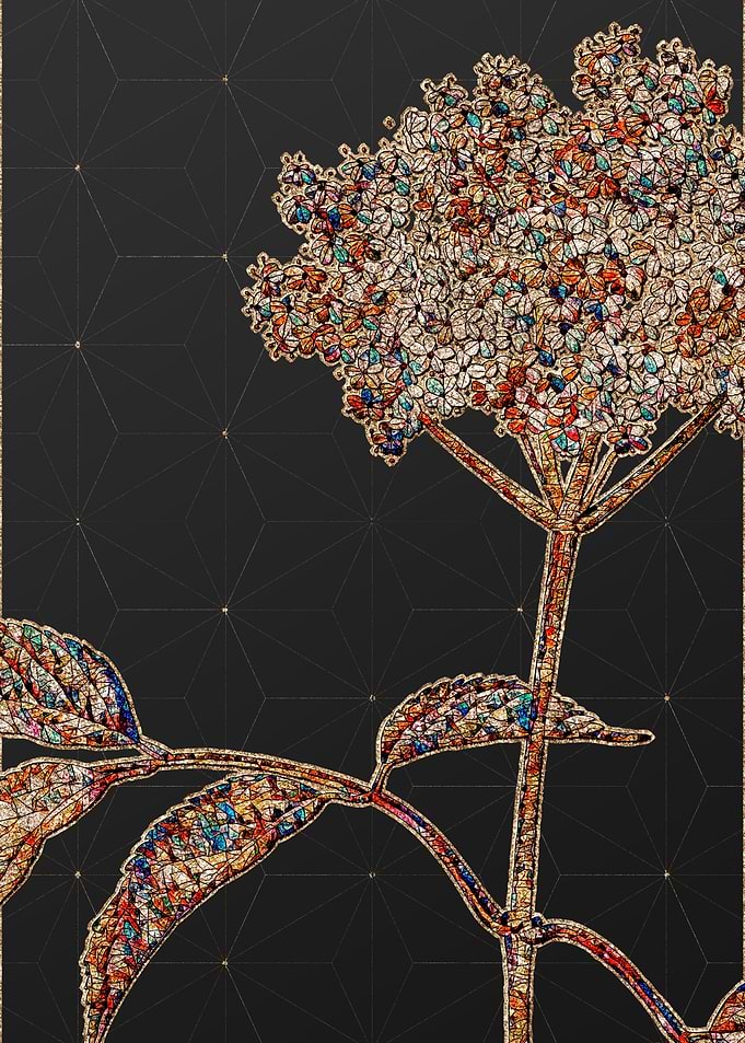 Prismatic Mosaic Floral
