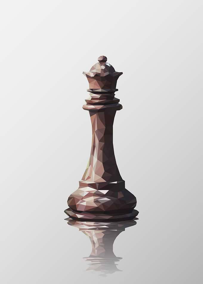 queen low poly