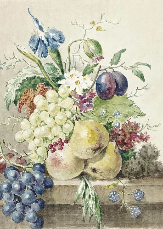 Still Life Of Flowers And