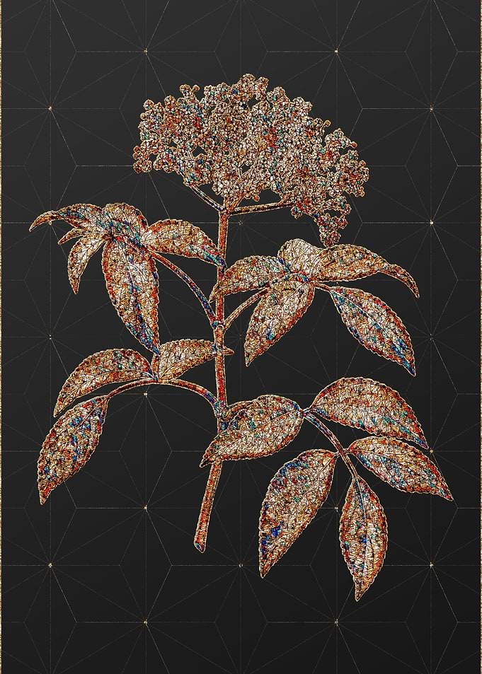 Stained Glass Botanical